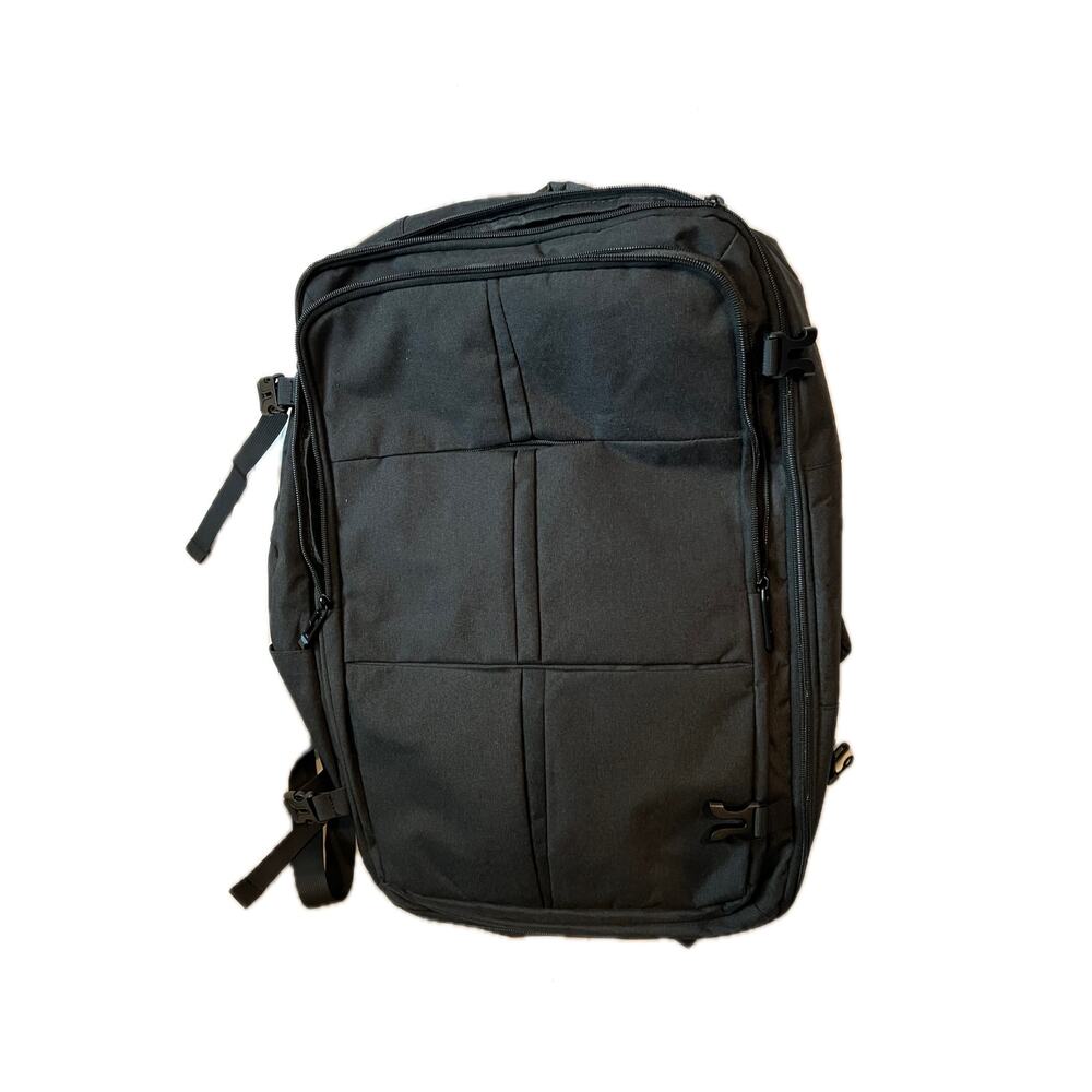 Target Charging Clamshell Black Padded Charging Backpack